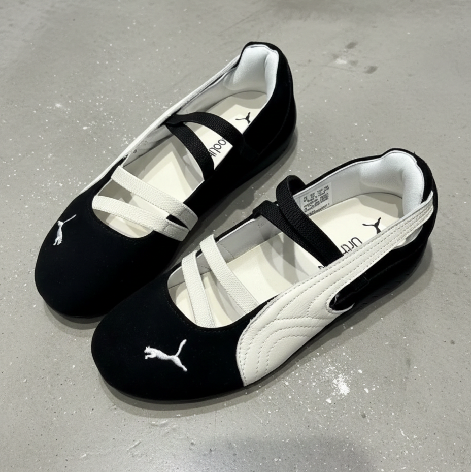 SPEEDCAT BALLET PM NEGRO X BLANCO