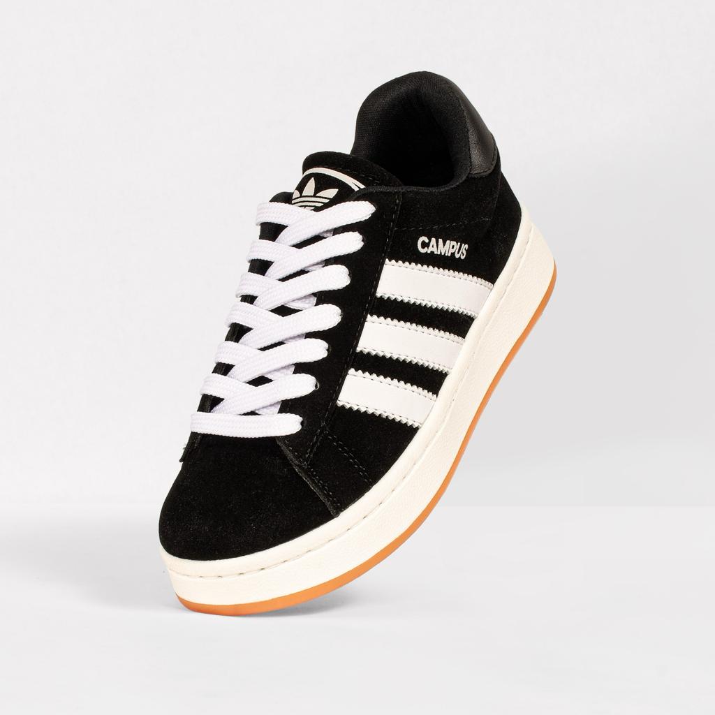 TENIS UNISEX AD CAMPUS NEGRO