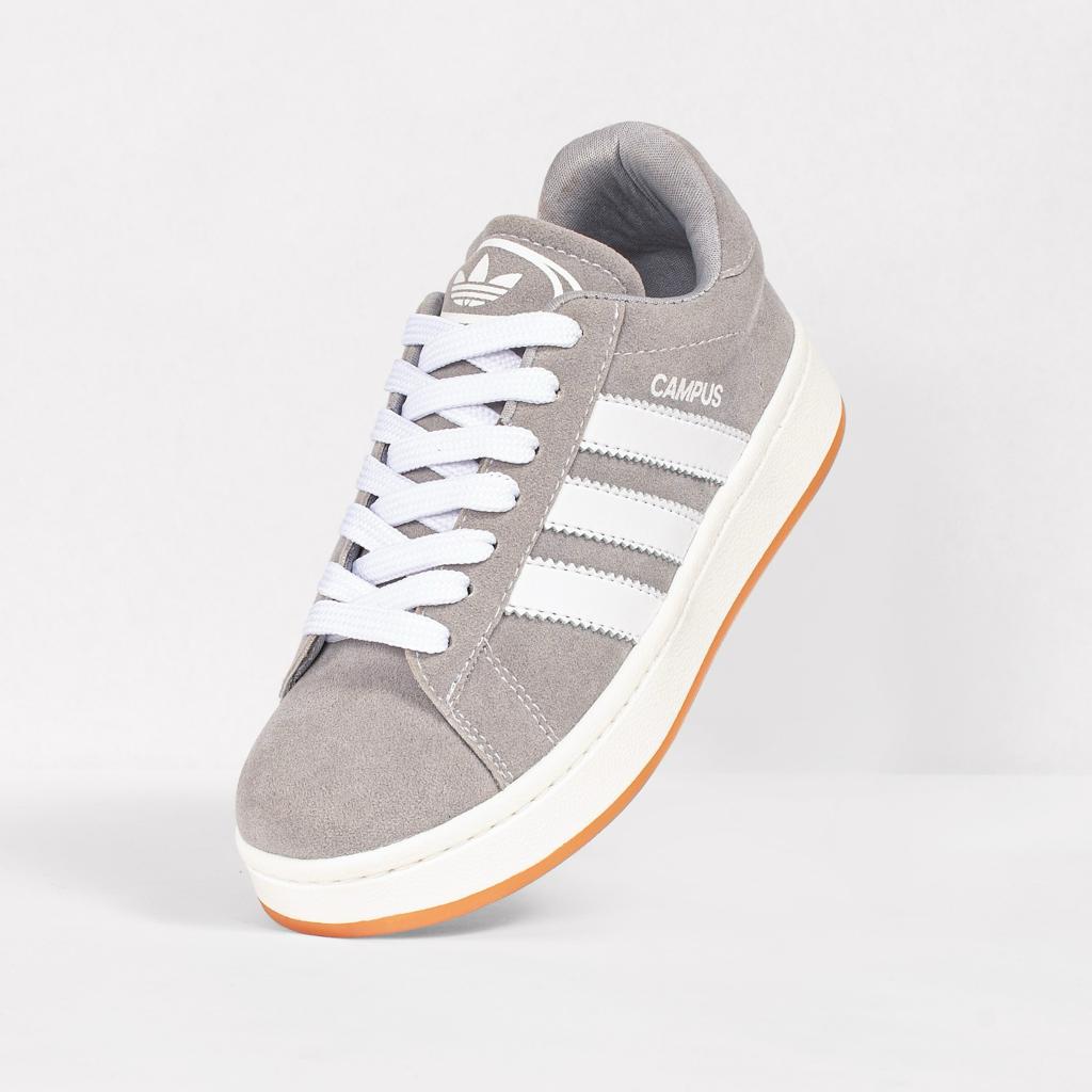 TENIS UNISEX AD CAMPUS GRIS