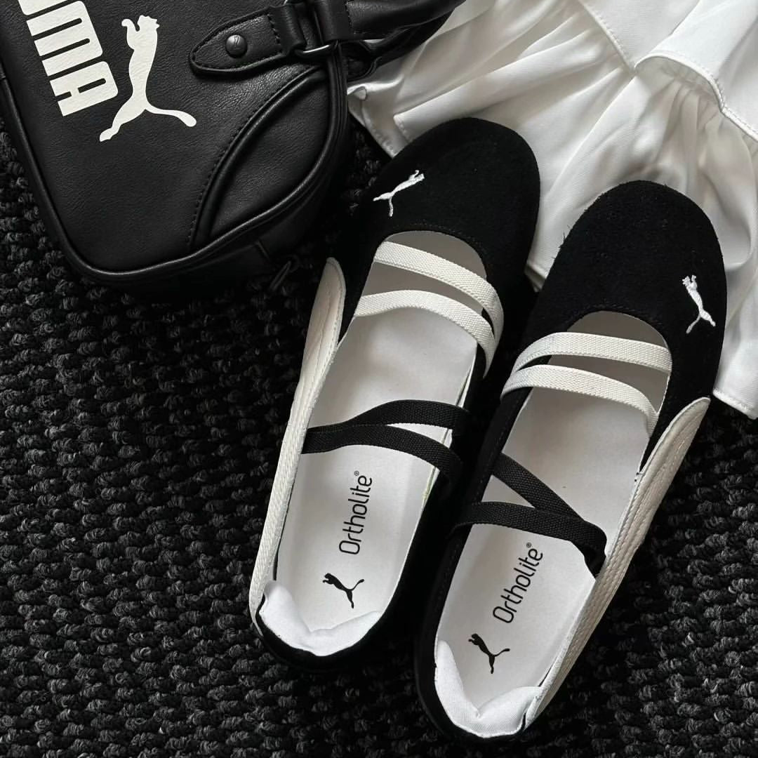 SPEEDCAT BALLET PM NEGRO X BLANCO